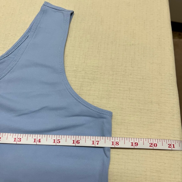 Chicos M baby blue shell tank - Picture 4 of 9
